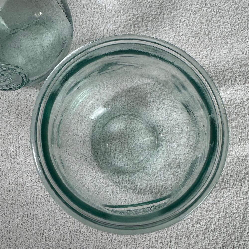 Spanish Recycled Stamped Glassware Collection Set Of 2 - Picture 4 of 9